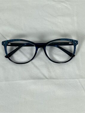 Nicole Miller Blue Cat-Eye Women's Fashion Frames Glasses